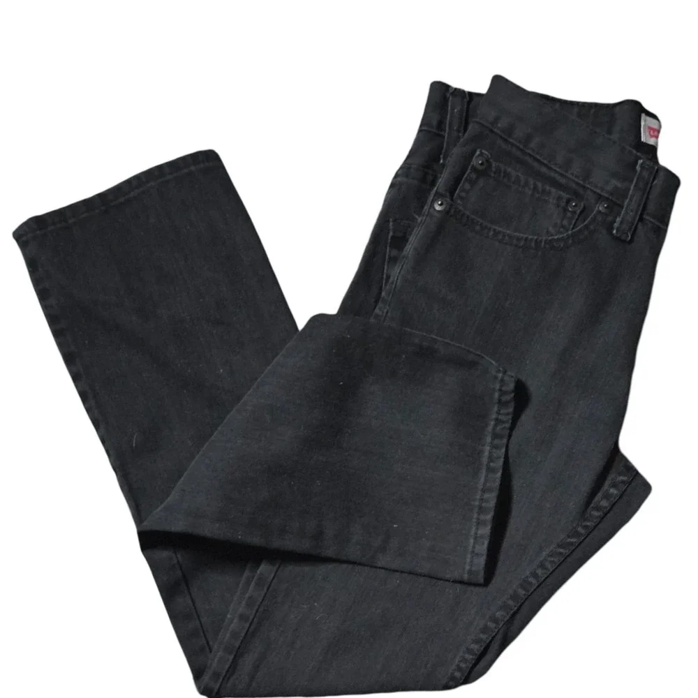 Levi's 511 Slim Fit Jeans Black Stretch Denim‎ Men's 28x28 Dark Wash Classic